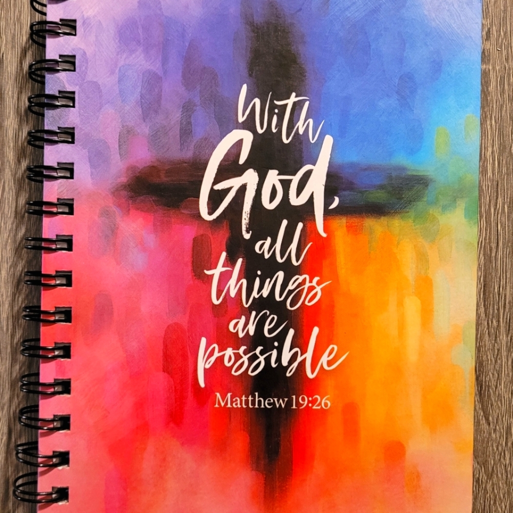 New Journal/Notebook With God All Things Are Possible